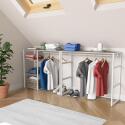Portants vêtements sous combles modulables - Lot de 2