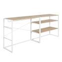 Portants vêtements sous combles bois et métal modulables - Lot de 2