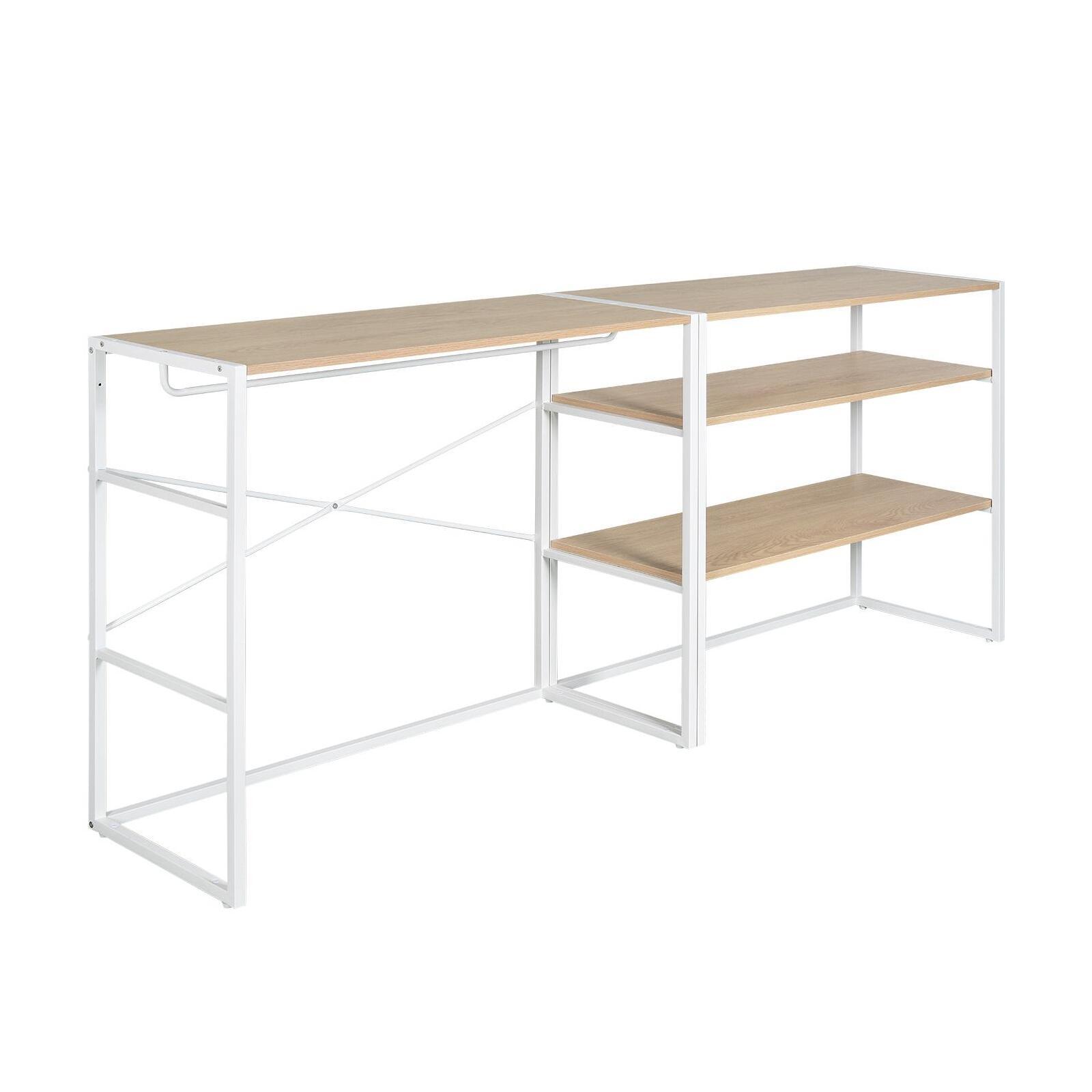 Portants vêtements sous combles bois et métal modulables - Lot de 2 Portants vêtements sous combles bois et métal modulables - Lot de 2