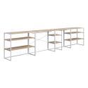 Portants vêtements sous combles modulables - Lot de 4