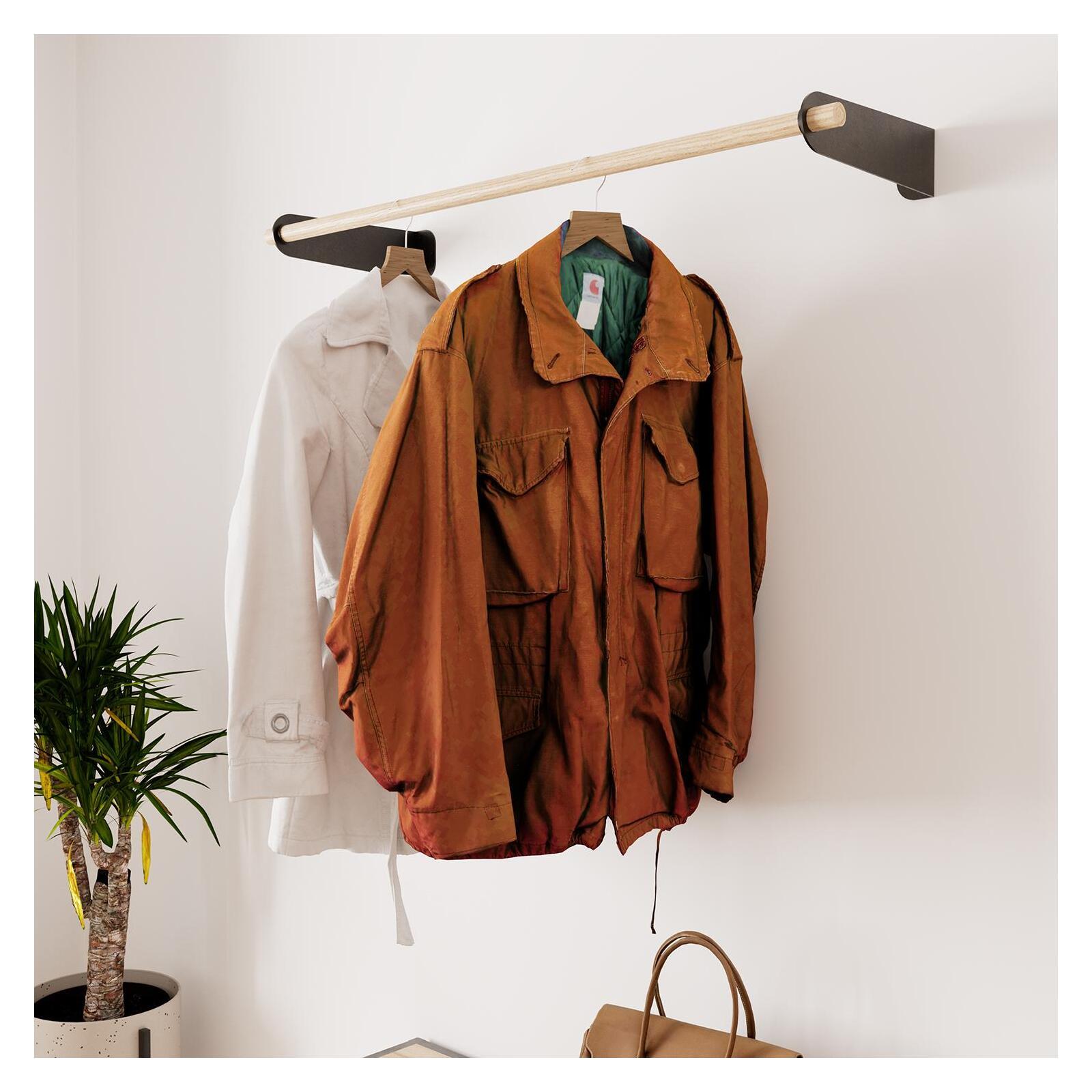 Ensemble meubles d'entrée banc + barre de penderie WILKO