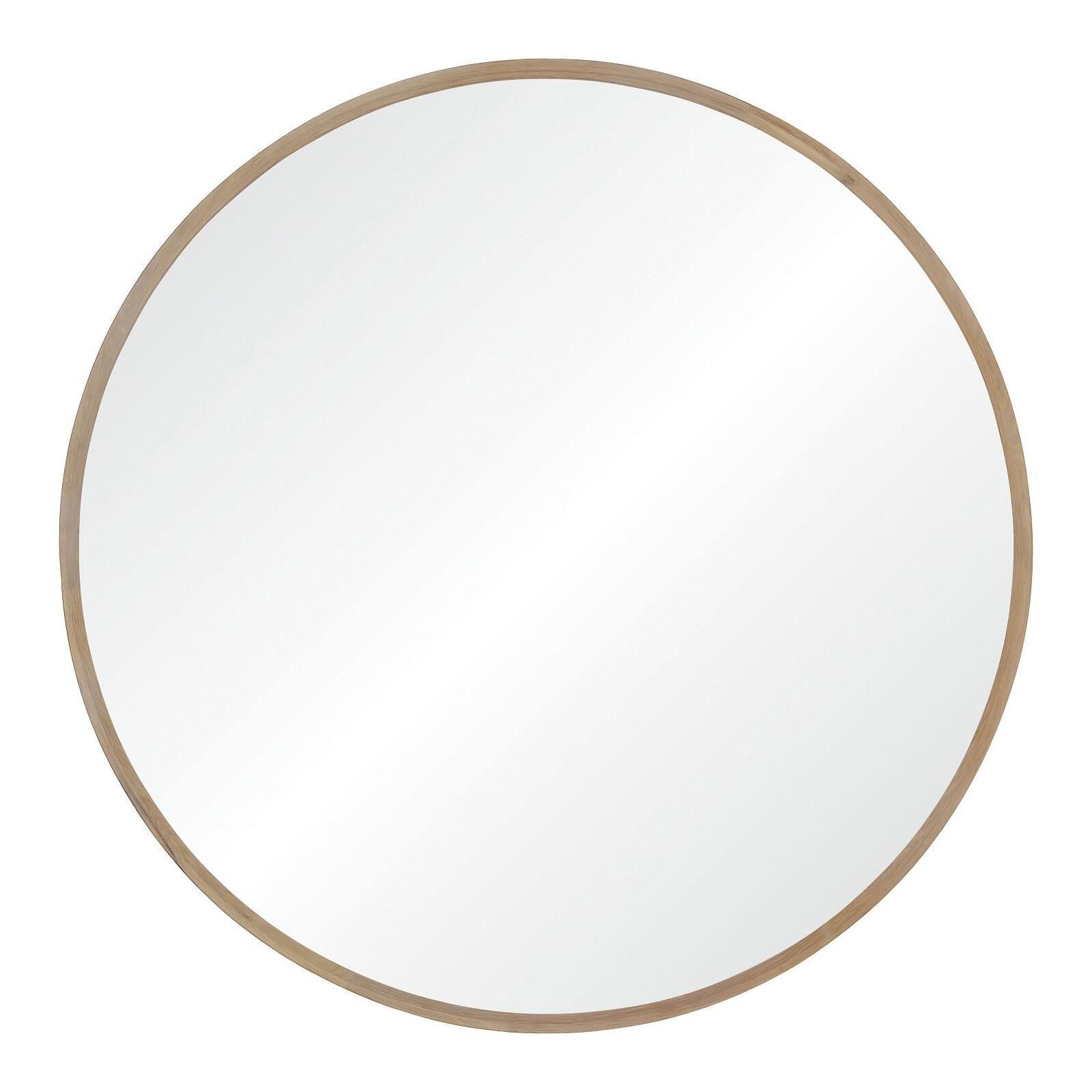 Miroir XXL rond en chêne 150 cm FAB Miroir XXL rond en chêne 150 cm FAB