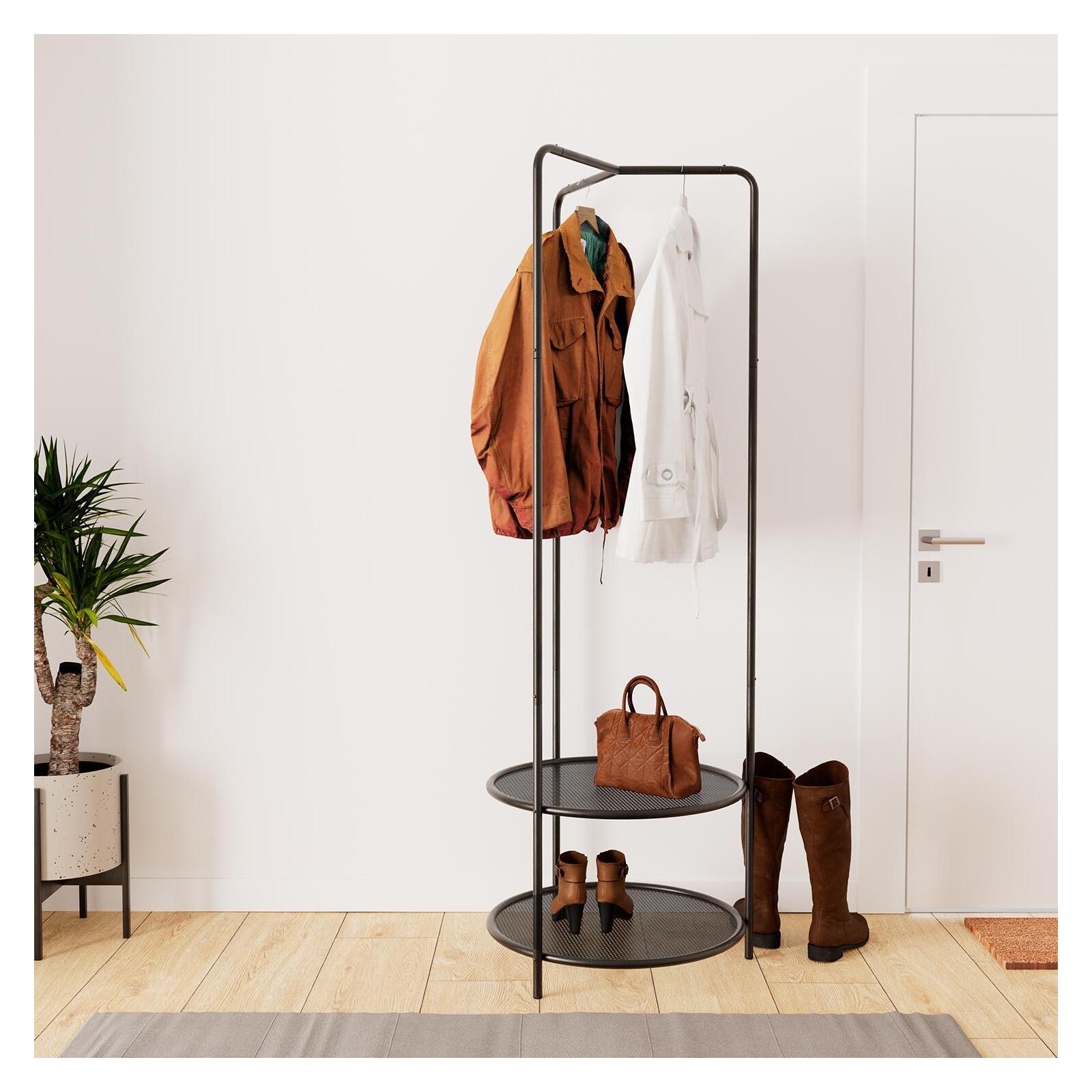 Portant vêtements métal D60 x H180 cm JOSH Portant vêtements métal D60 x H180 cm JOSH