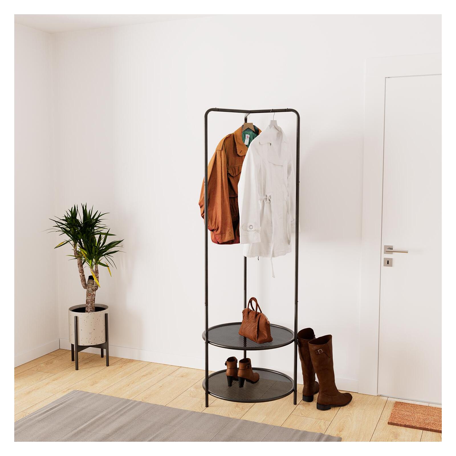 Portant vêtements métal D60 x H180 cm JOSH Portant vêtements métal D60 x H180 cm JOSH