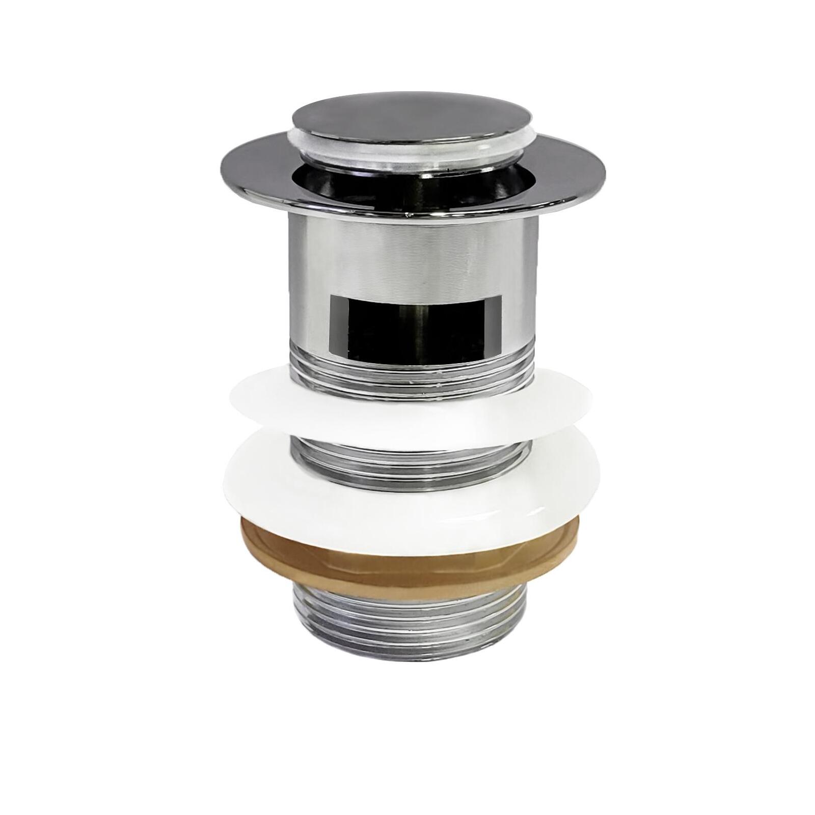 Bonde clic-clac chromée - avec trop plein