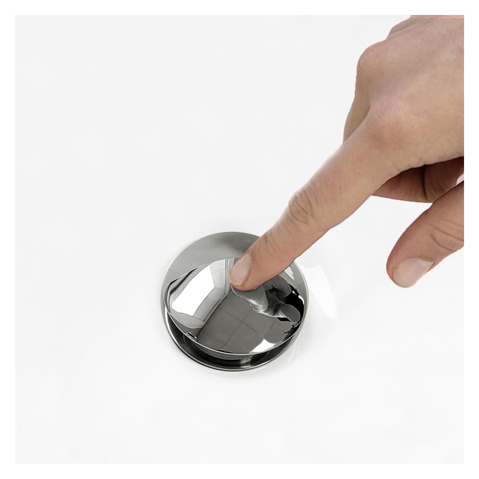 Bonde clic-clac chromée - avec trop plein