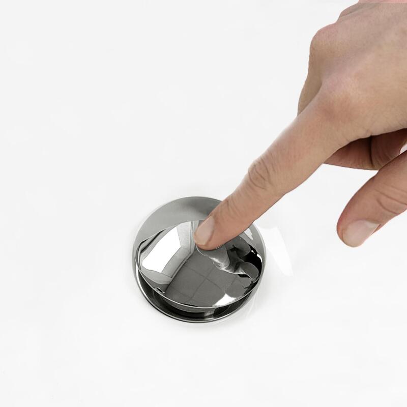 Bonde clic-clac chromée - avec trop plein