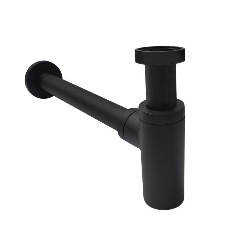 Siphon rond noir découpable D32mm