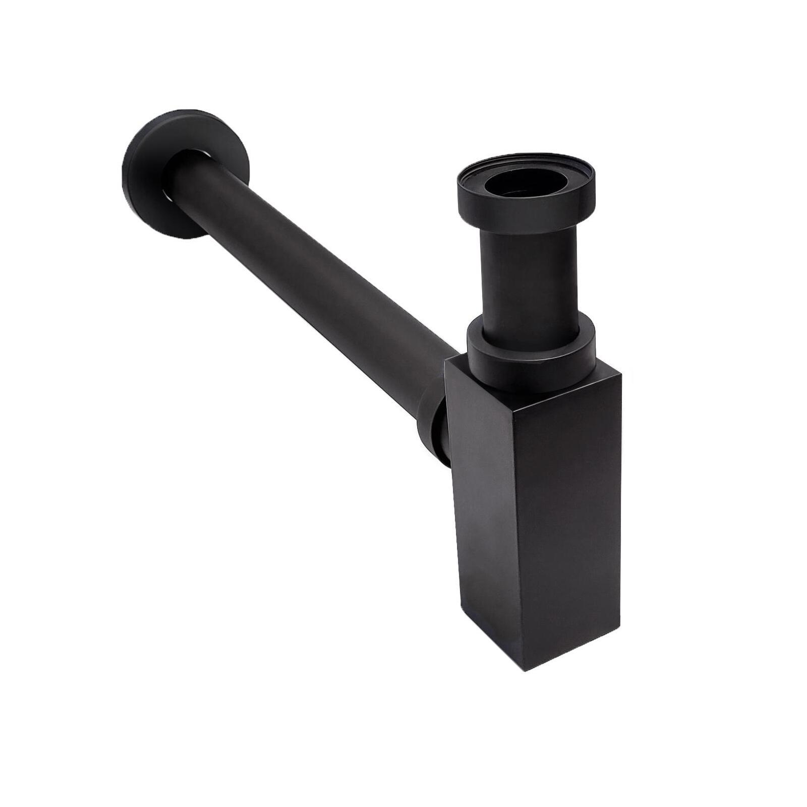 Siphon carré noir découpable D32mm