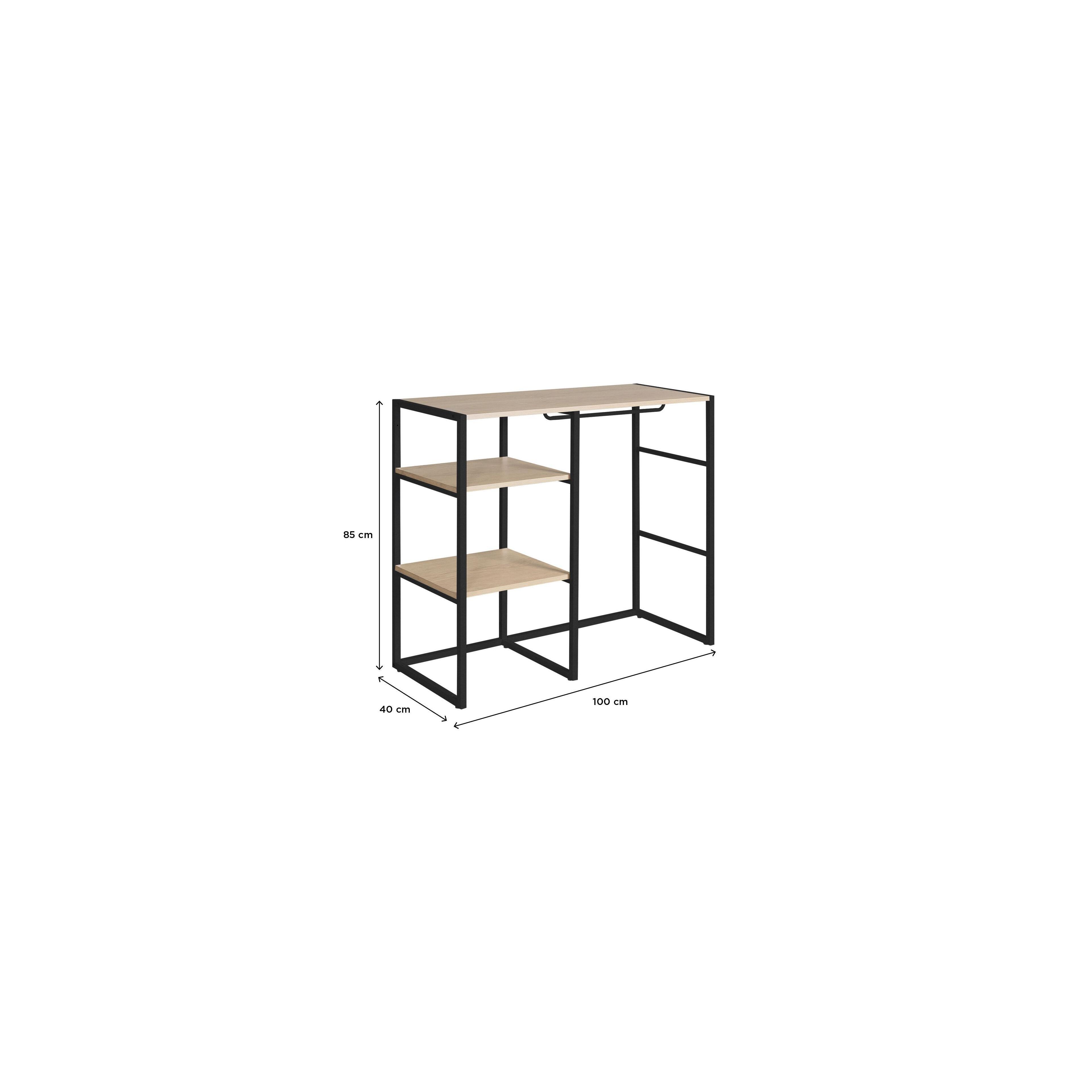 Lot De 4 Portants De Rangement Bas KADRA - Modulables, 85 Cm De Haut, Pour Sous-combles Ou Chambre D'enfant