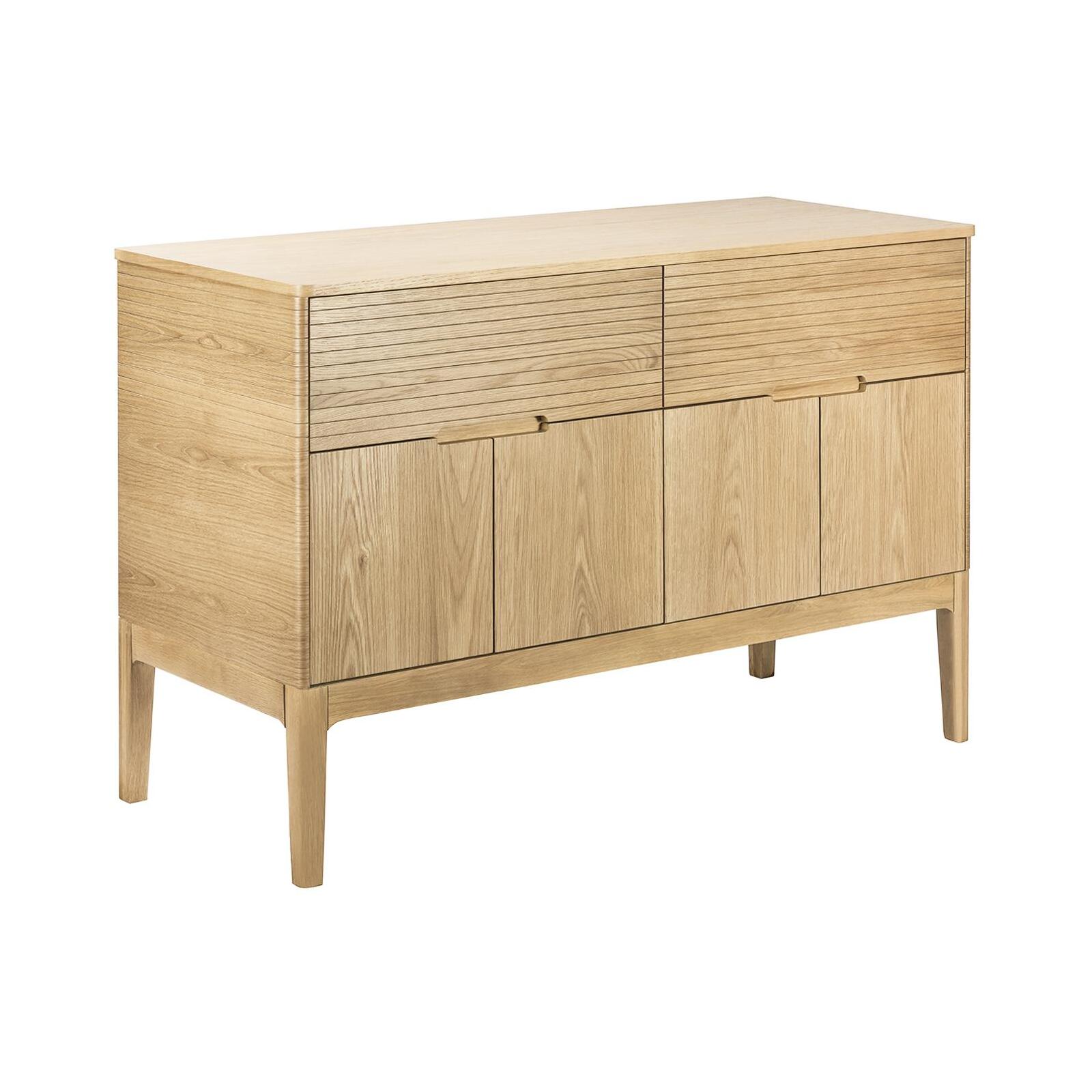Meuble double vasque 120 cm en chêne naturel Meuble double vasque 120 cm en chêne naturel