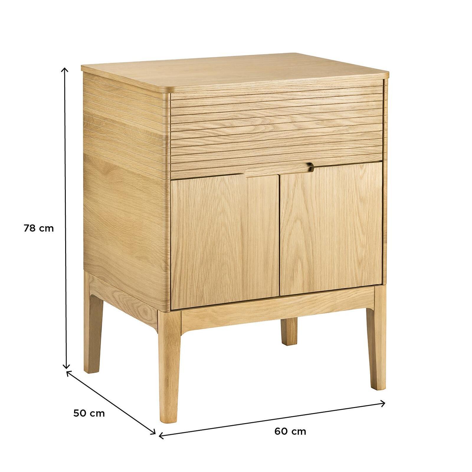 Ensemble meuble simple vasque 60 cm chêne naturel + vasque + robinet Ensemble meuble simple vasque 60 cm chêne naturel + vasque + robinet