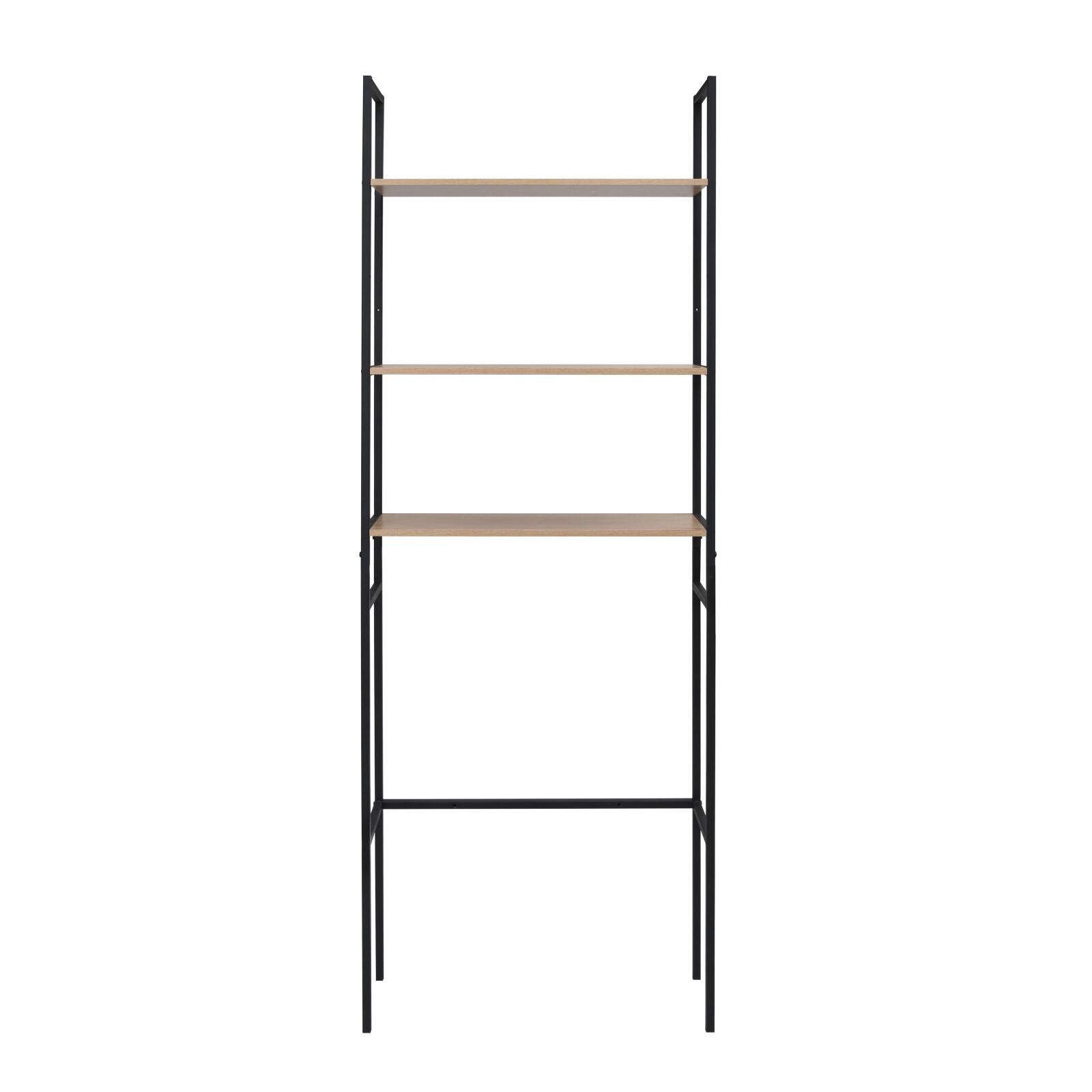 Étagère pont WC bois et métal SAO