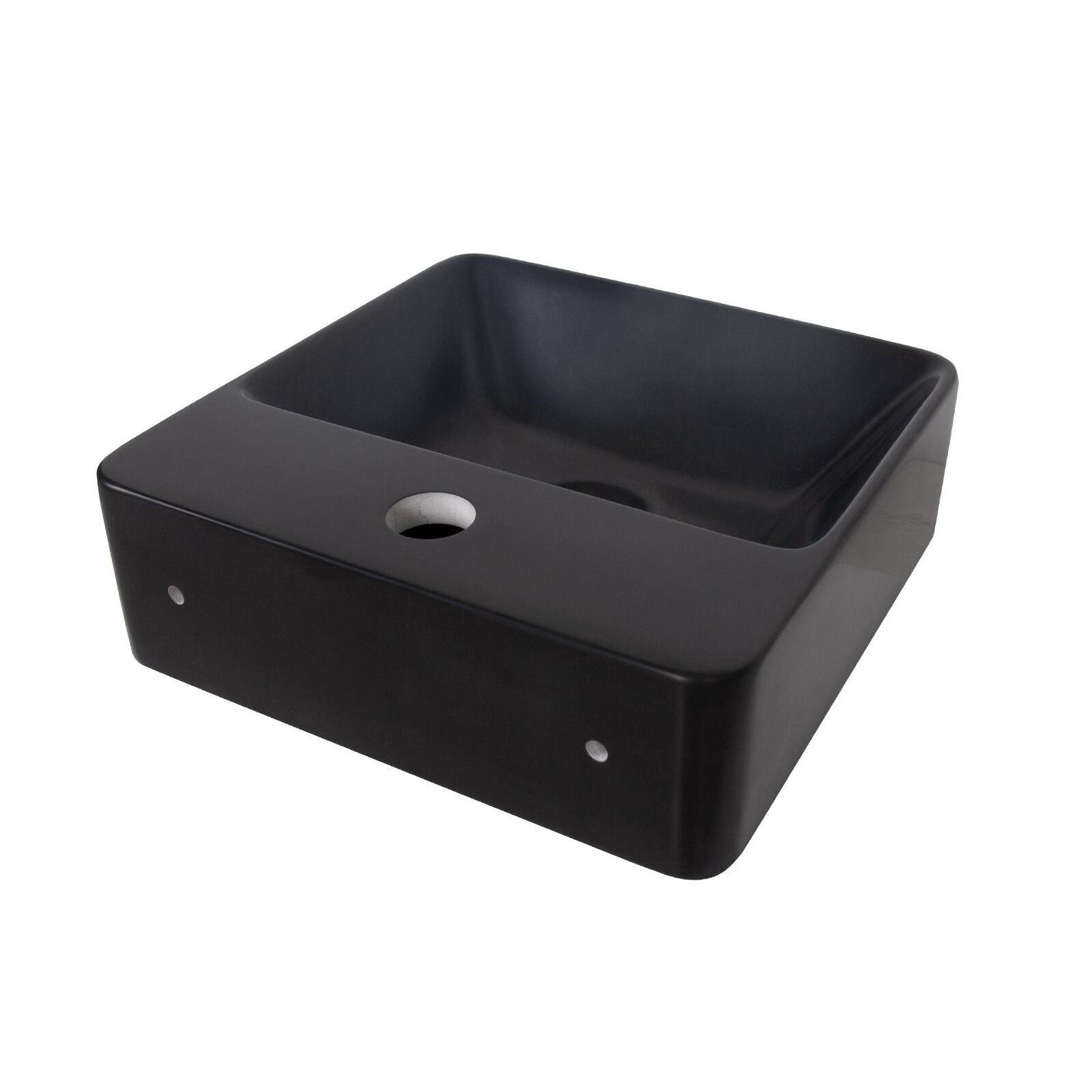 Vasque lave-mains carrée à poser