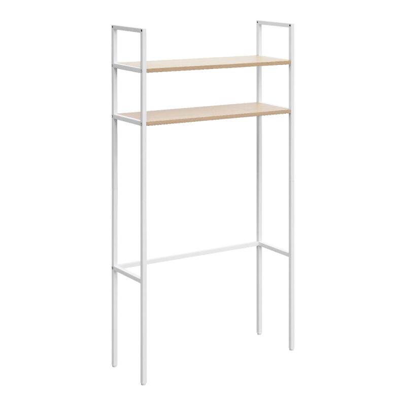 Étagère pont WC bas blanc