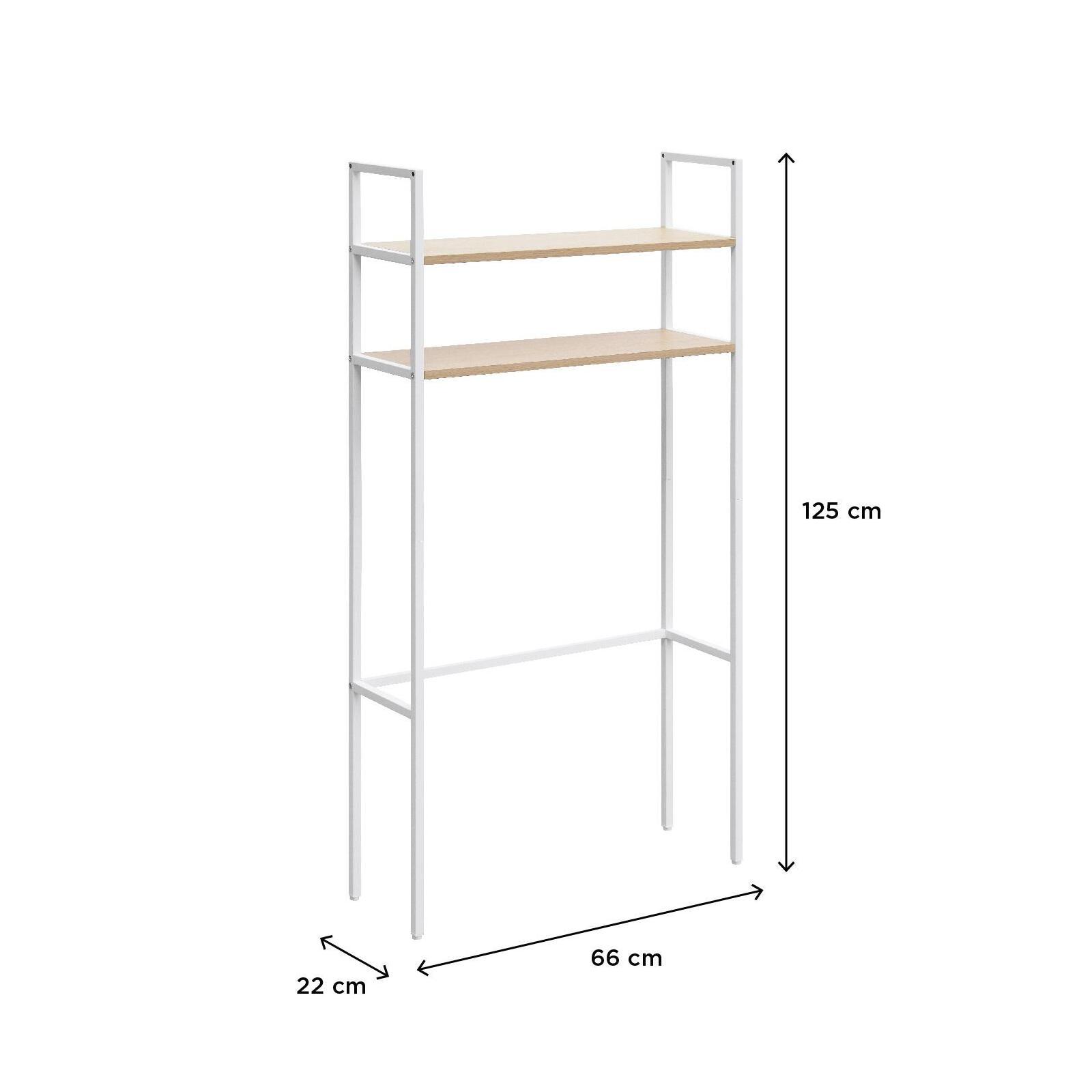 Étagère pont WC bas blanc Étagère pont WC bas blanc