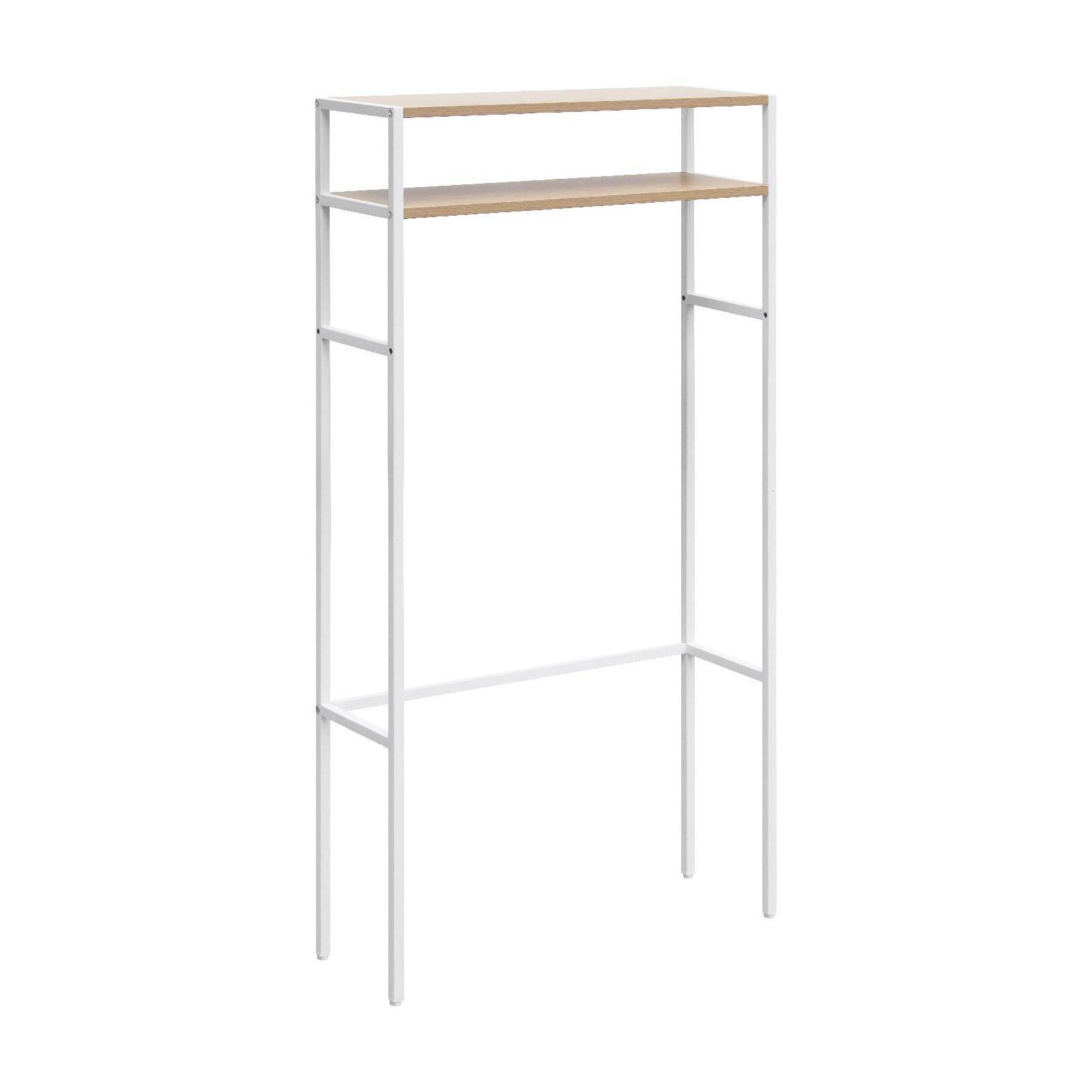 Étagère pont WC bas blanc Étagère pont WC bas blanc