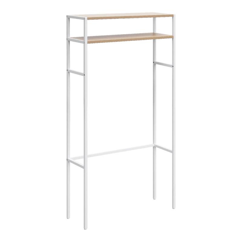 Étagère pont WC bas blanc