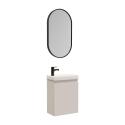 Ensemble meuble lave-mains + Miroir ovale