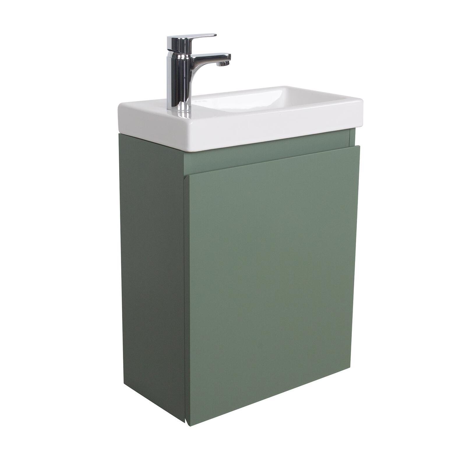 Ensemble meuble lave-mains + Robinet chromé