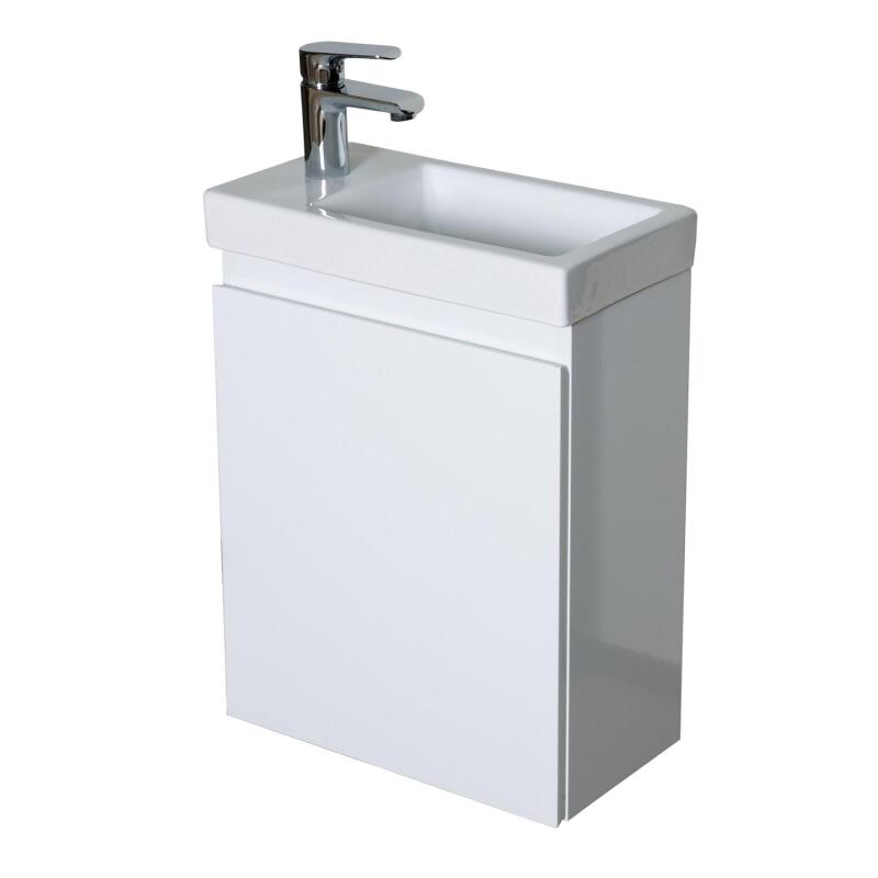 Ensemble meuble lave-mains + Robinet chromé