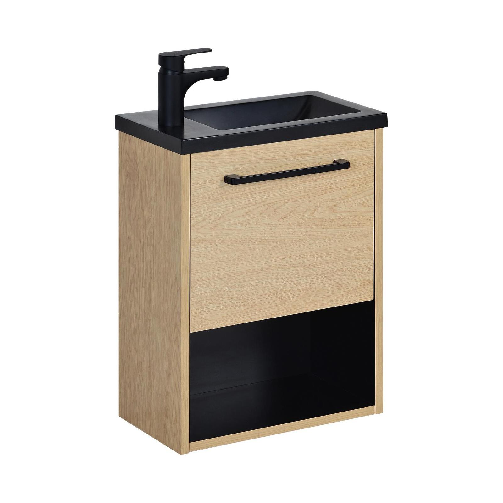 Ensemble meuble lave-mains + robinet GRIFO