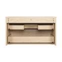 Ensemble meuble simple vasque 80 cm + vasque SADDY + robinet ROB + miroir LYA + colonne SORRENTO