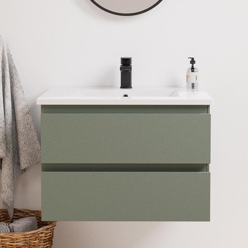 Ensemble meuble simple vasque 60 cm + robinet NETO