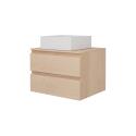 Ensemble meuble simple vasque 60 cm + vasque COMA