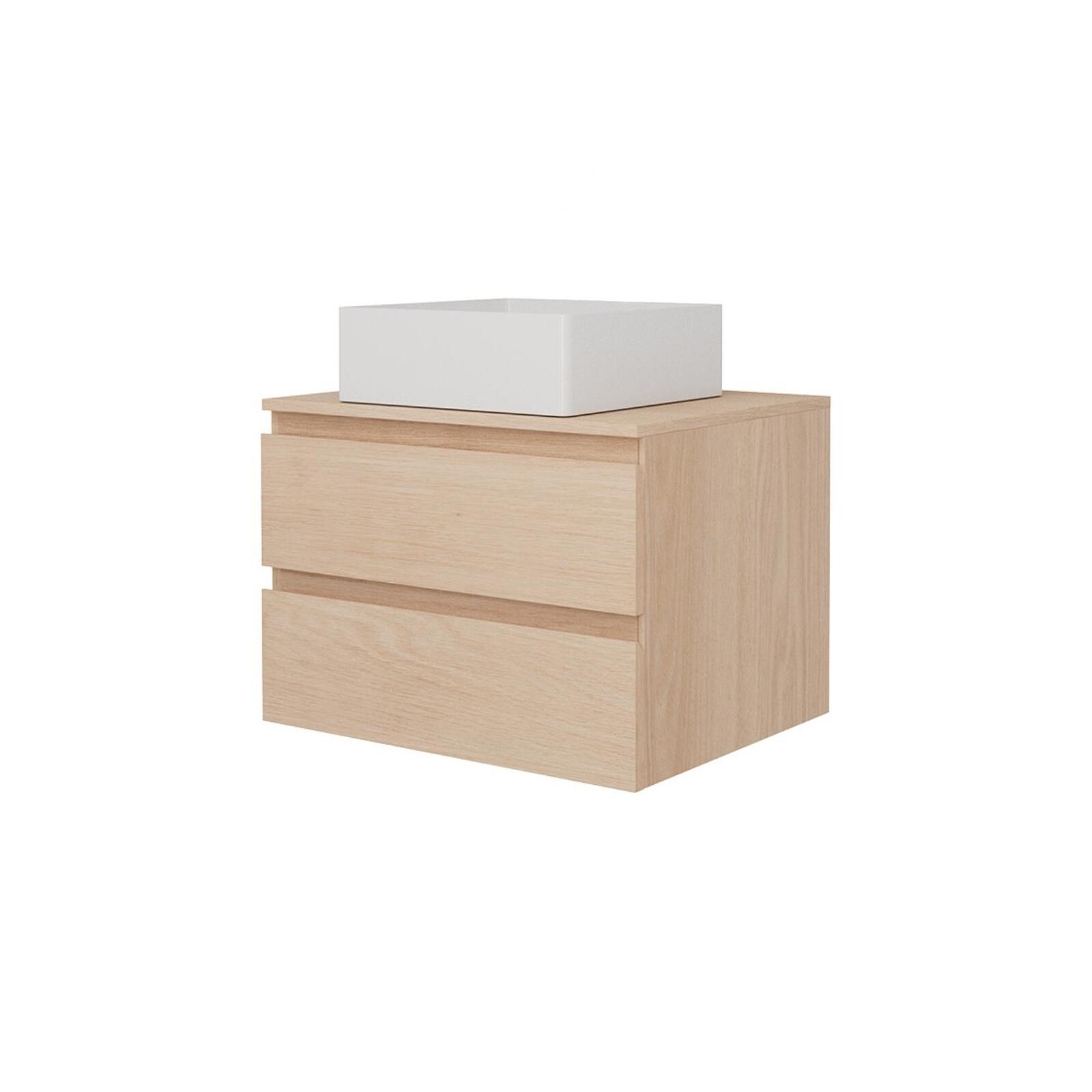 Ensemble meuble simple vasque 60 cm + vasque COMA