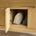 Ensemble meuble double vasque 120cm ALASKA + vasque DIEGO + robinet TAP + Miroir FLOKI + Colonne ALASKA