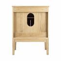 Ensemble meuble double vasque 60cm ALASKA + vasque DIEGO + robinet TAP + Miroir PEPPER + Colonne ALASKA