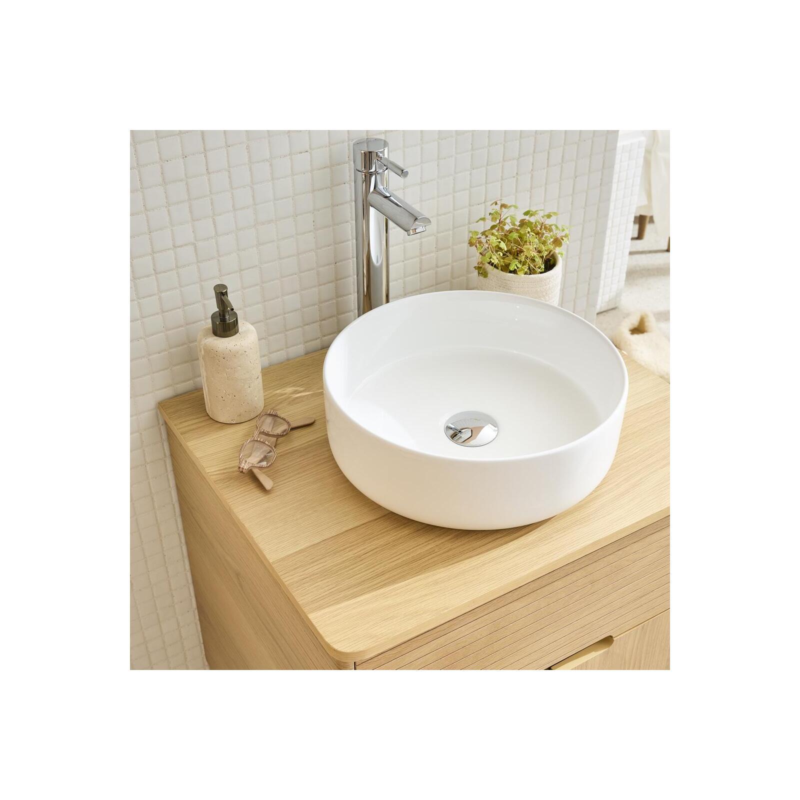 Ensemble meuble double vasque 60cm ALASKA + vasque DIEGO + robinet TAP