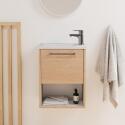 Ensemble meuble lave-mains NIKA + robinet TAP