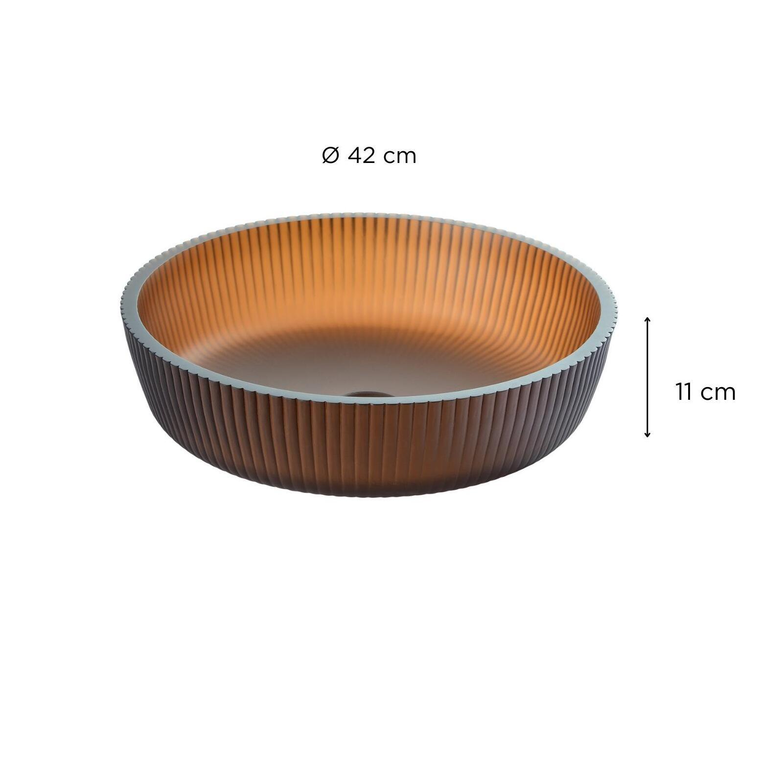 Vasque à poser ronde 42x42 cm HONNY Vasque à poser ronde 42x42 cm HONNY