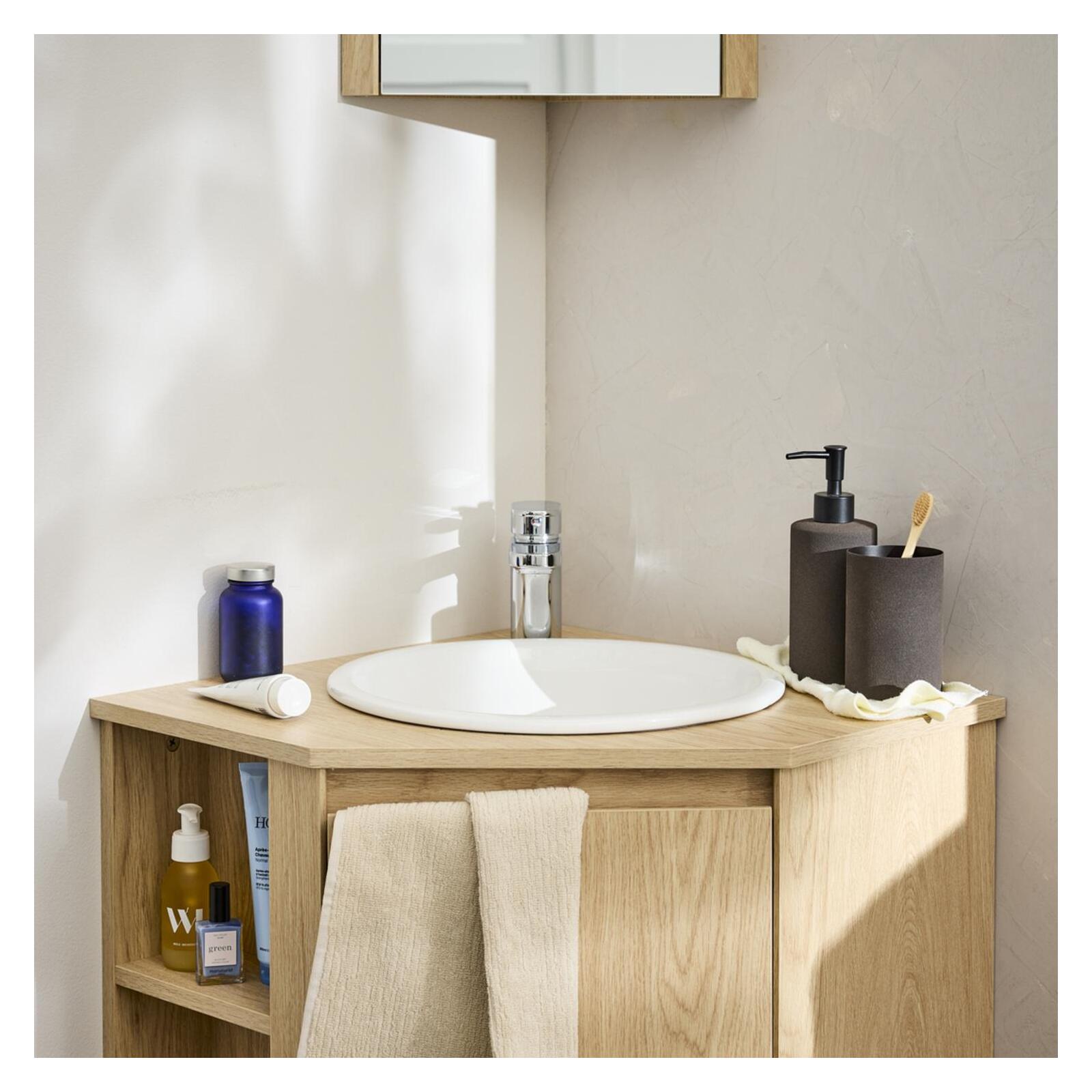 Vasque à encastrer ronde 37x37 cm LEO