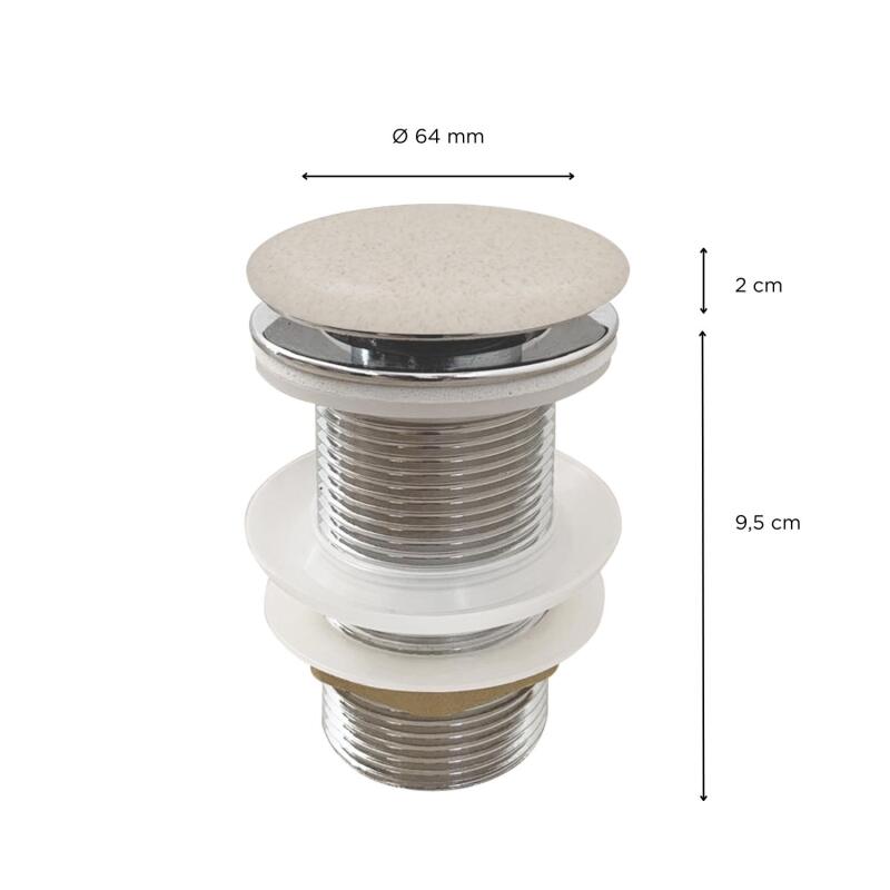 Bonde clic-clac en grès JAMES