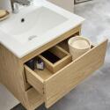 Ensemble meuble simple vasque 45 cm + robinet TAP