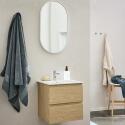 Ensemble meuble simple vasque 45 cm + robinet TAP