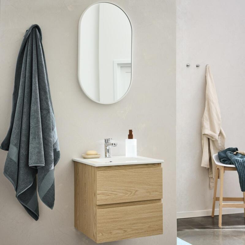 Ensemble meuble simple vasque 45 cm + robinet TAP