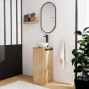 Ensemble meuble lave-mains TOM + vasque MAUD + robinet ROB + miroir PEPPER