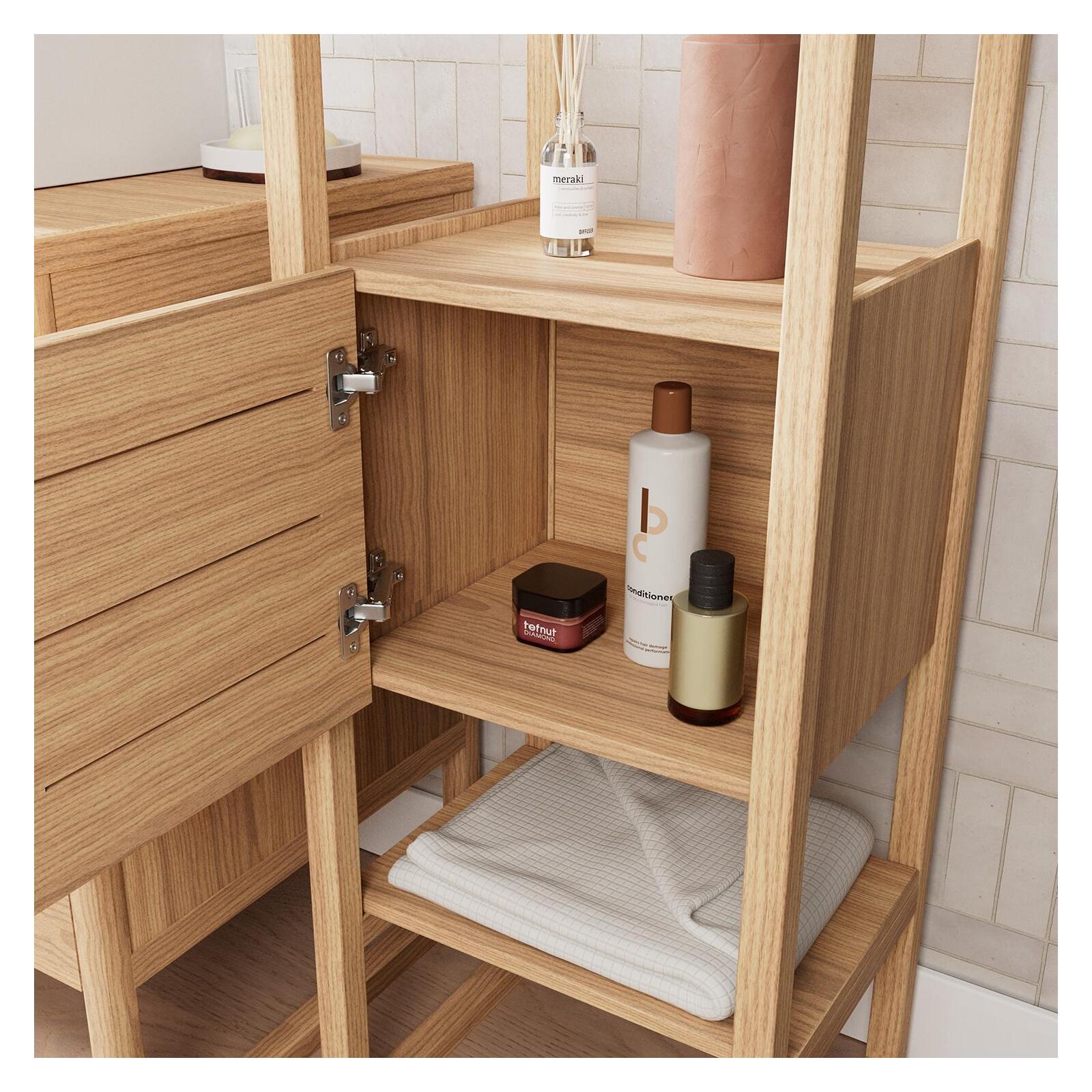 Ensemble meuble double vasque 140 cm + Vasques + Robinets + Miroir + Colonne