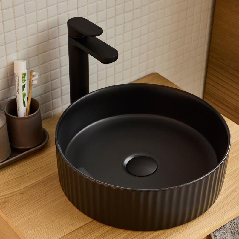 Vasque à poser ronde 36x36cm NELA