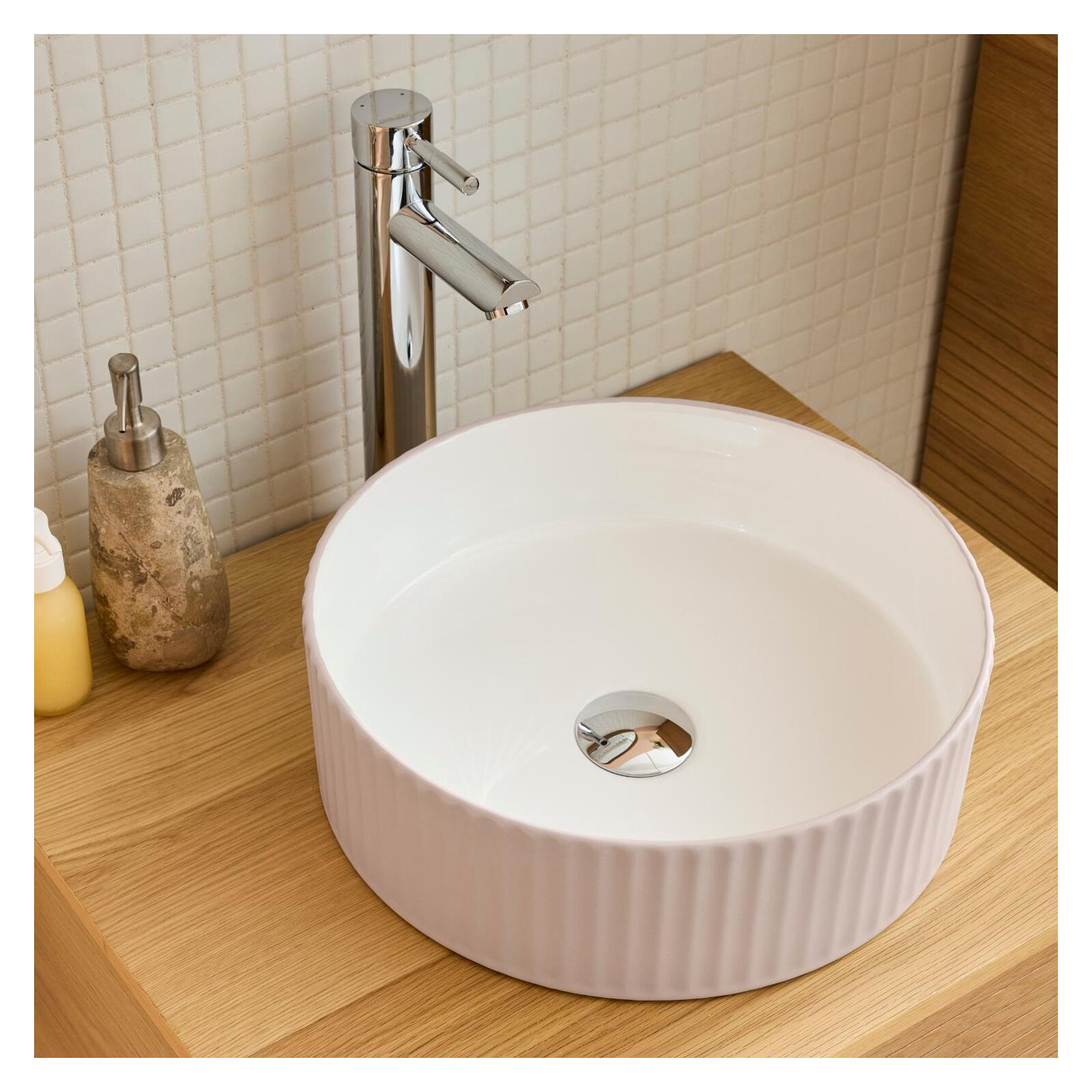Vasque à poser ronde 36x36cm NELA Vasque à poser ronde 36x36cm NELA