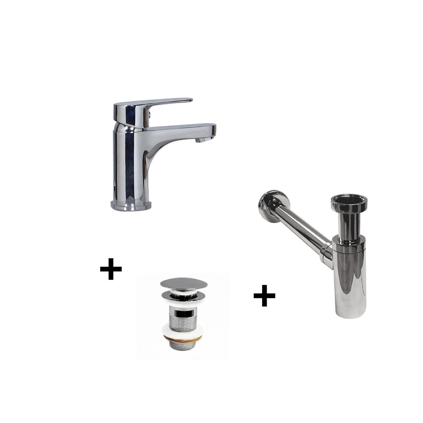 Robinet bec bas TAP + bonde CLINT + siphon SIMON Robinet bec bas TAP + bonde CLINT + siphon SIMON