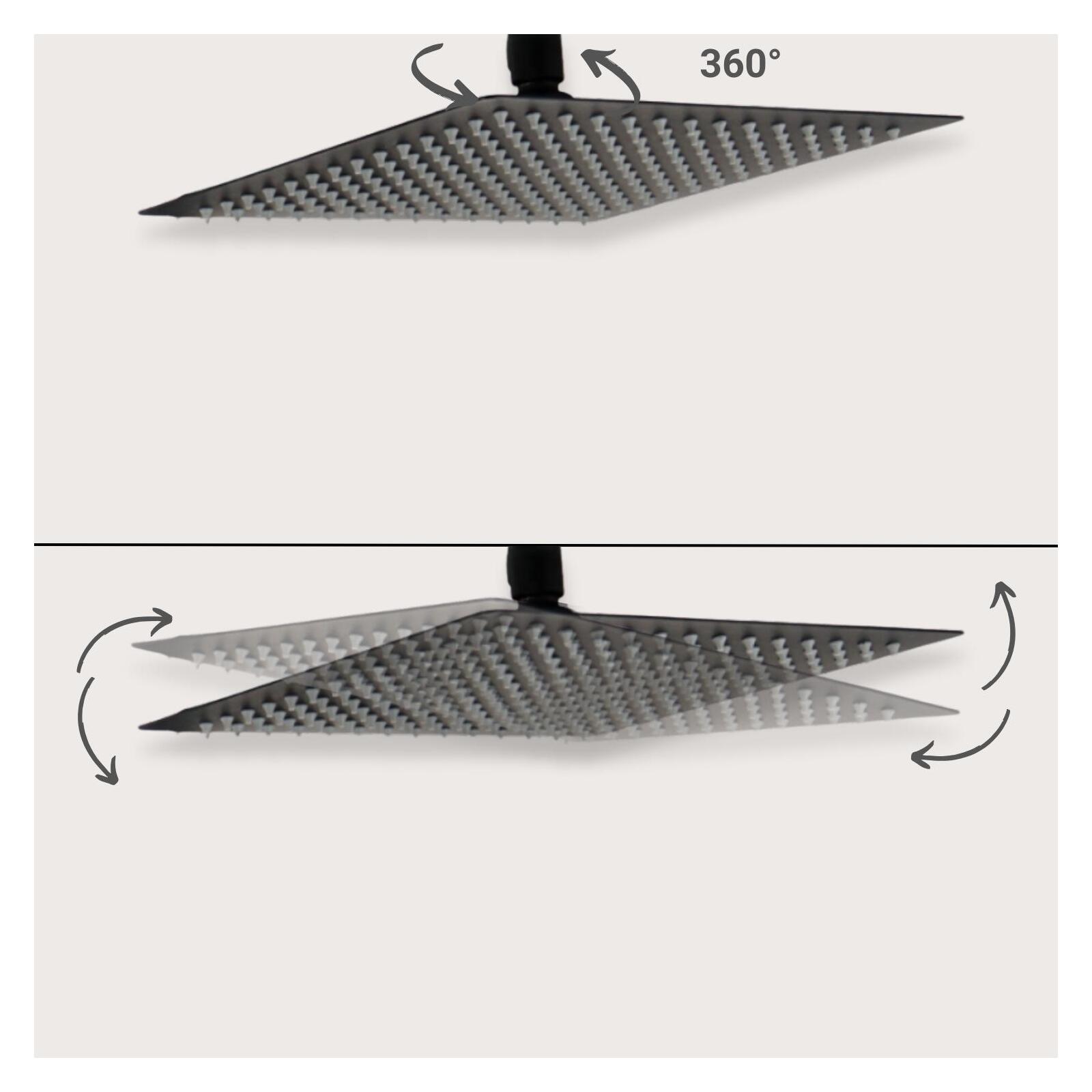 Tête de douche carrée VEYLA