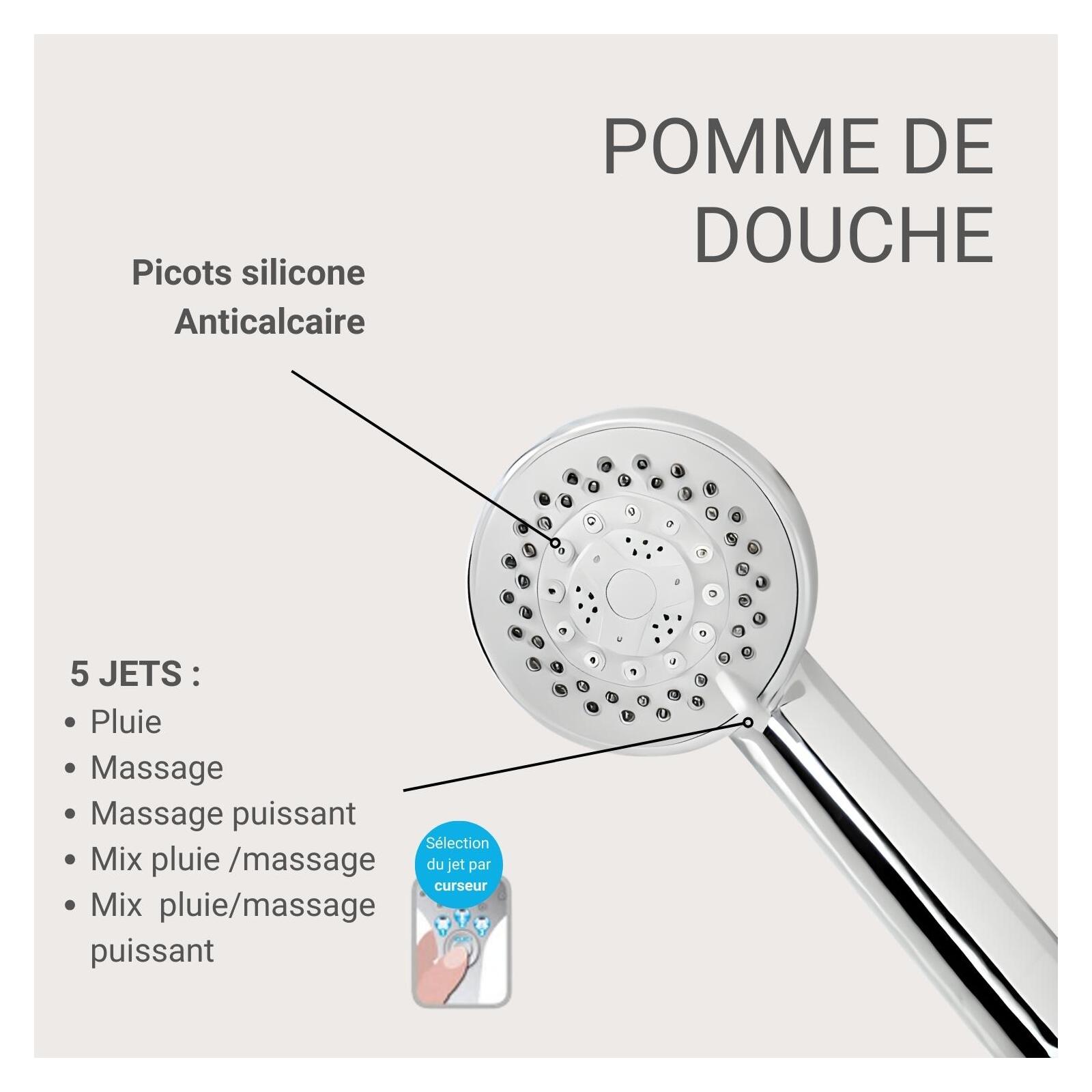Douchette chromée ONDRA