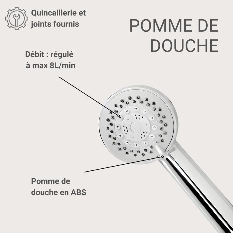 Douchette chromée ONDRA