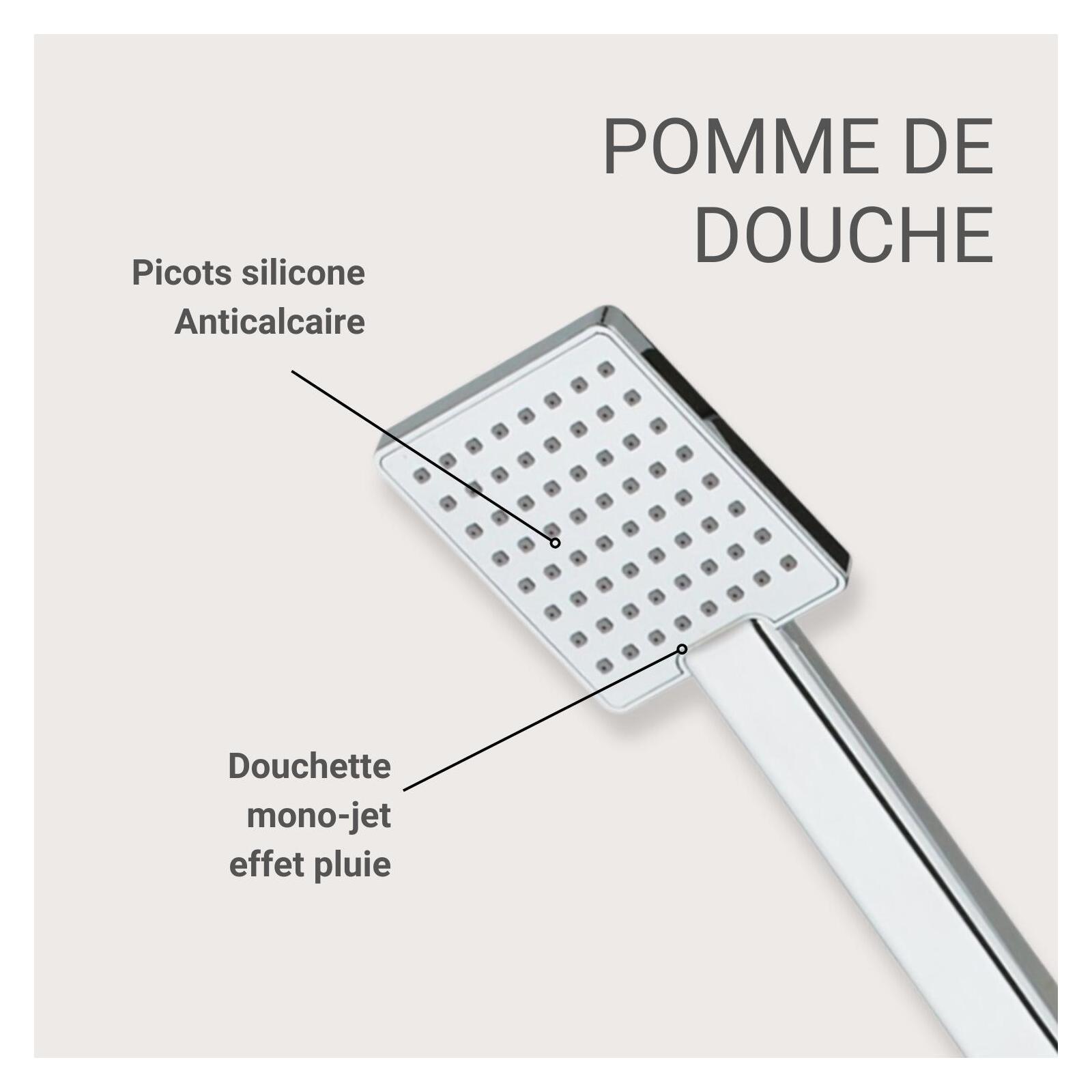 Douchette rectangulaire TALMA