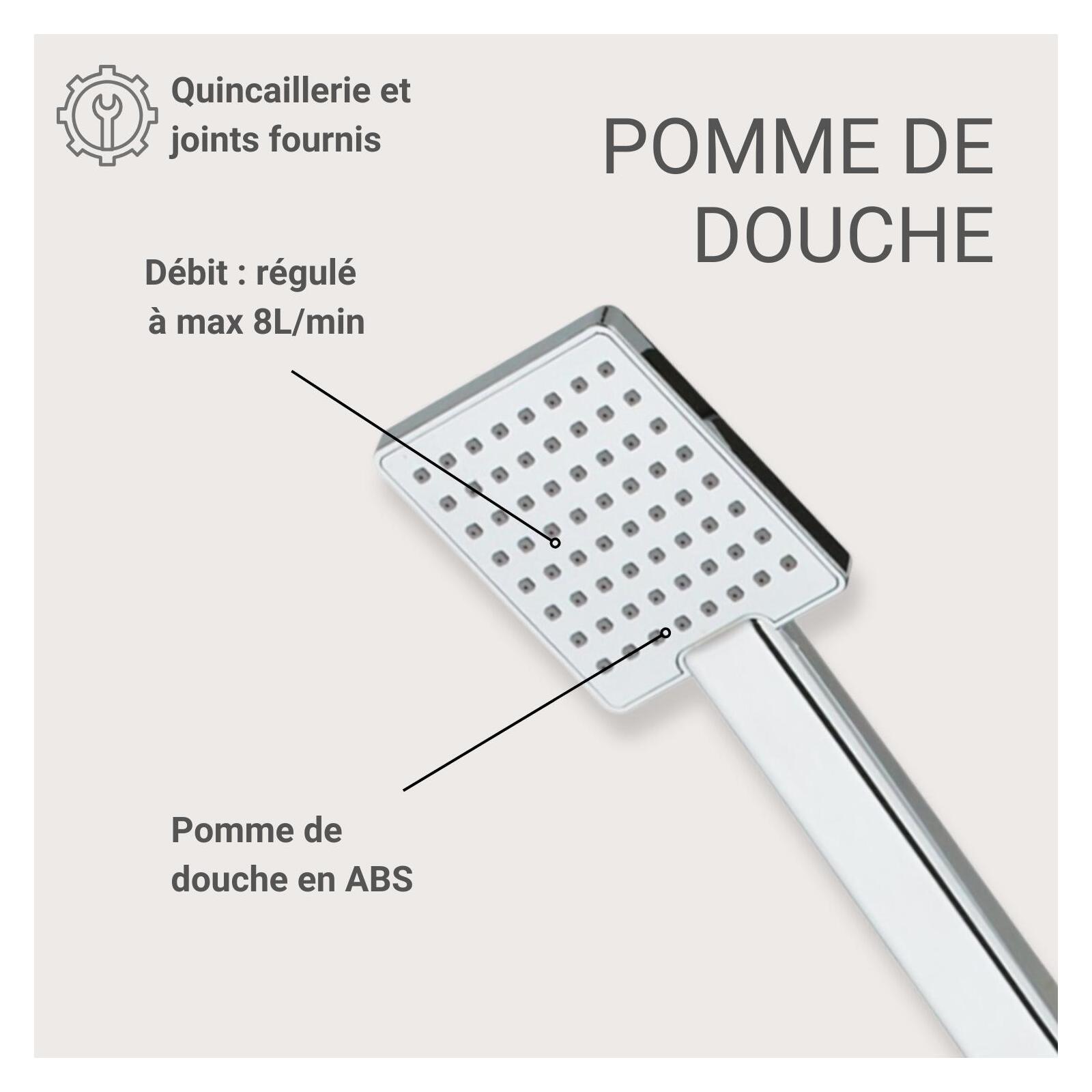 Douchette rectangulaire TALMA